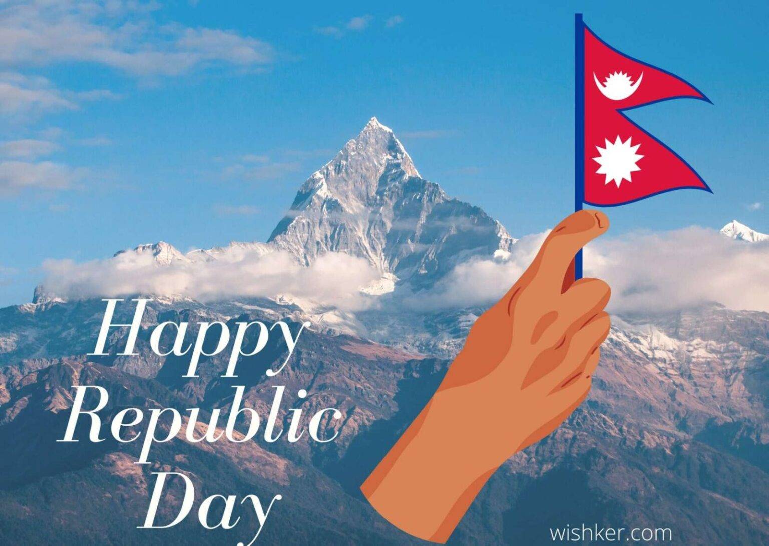 National Republic day Nepal Ganatantra Diwas 2081 Wishker