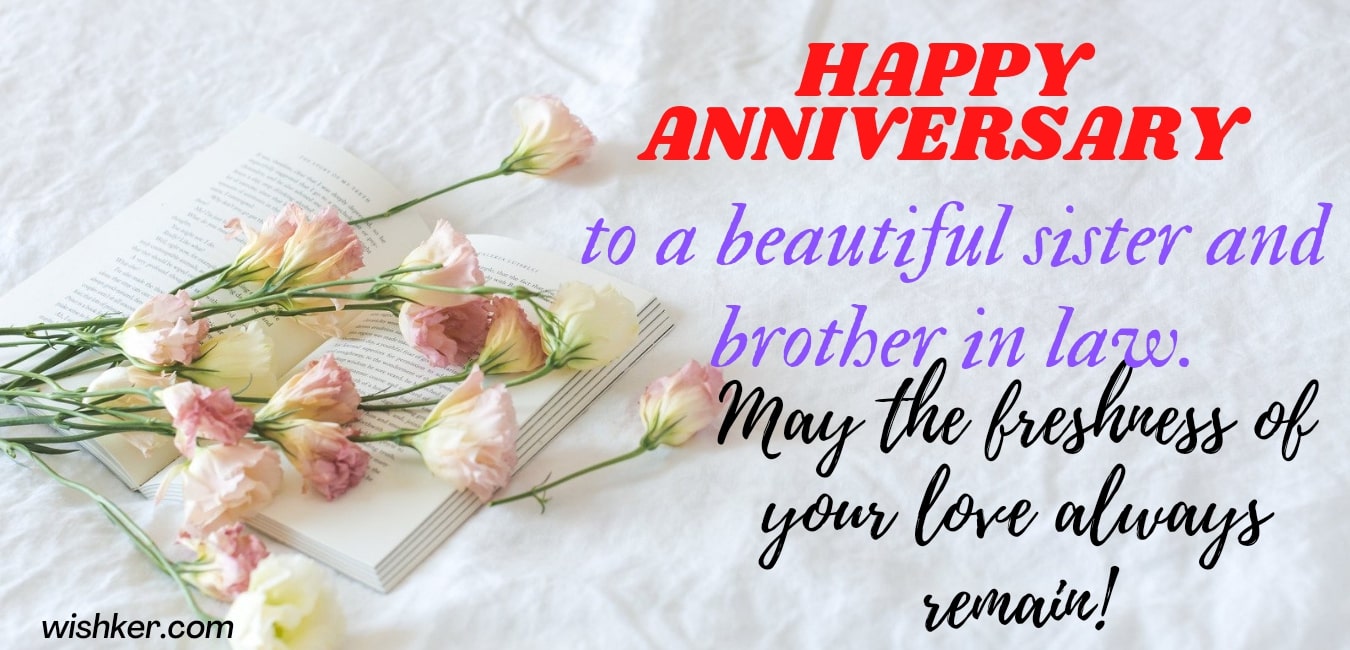 Happy Wedding Anniversary Brother and Sister - Wishker